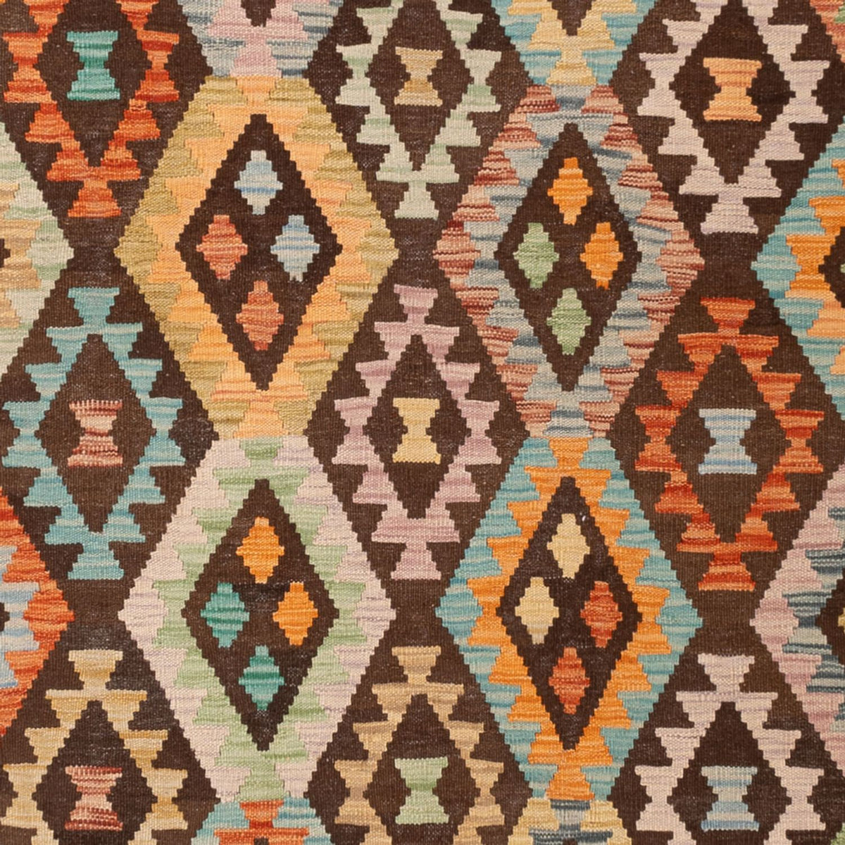 Alfombra Kelim - Splash - 299 x 206 cm - multicolor