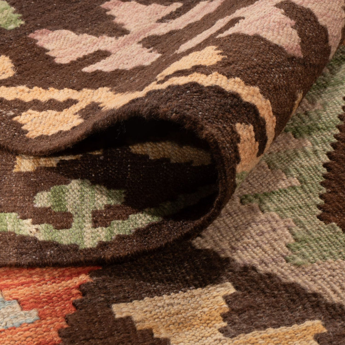 Alfombra Kelim - Splash - 299 x 206 cm - multicolor