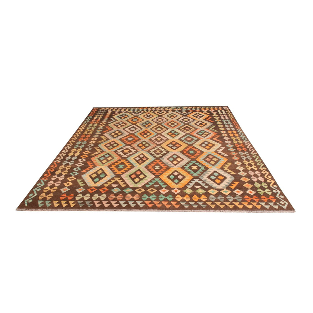 Alfombra Kelim - Splash - 299 x 206 cm - multicolor