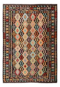 Alfombra Kelim - Splash - 296 x 208 cm - multicolor