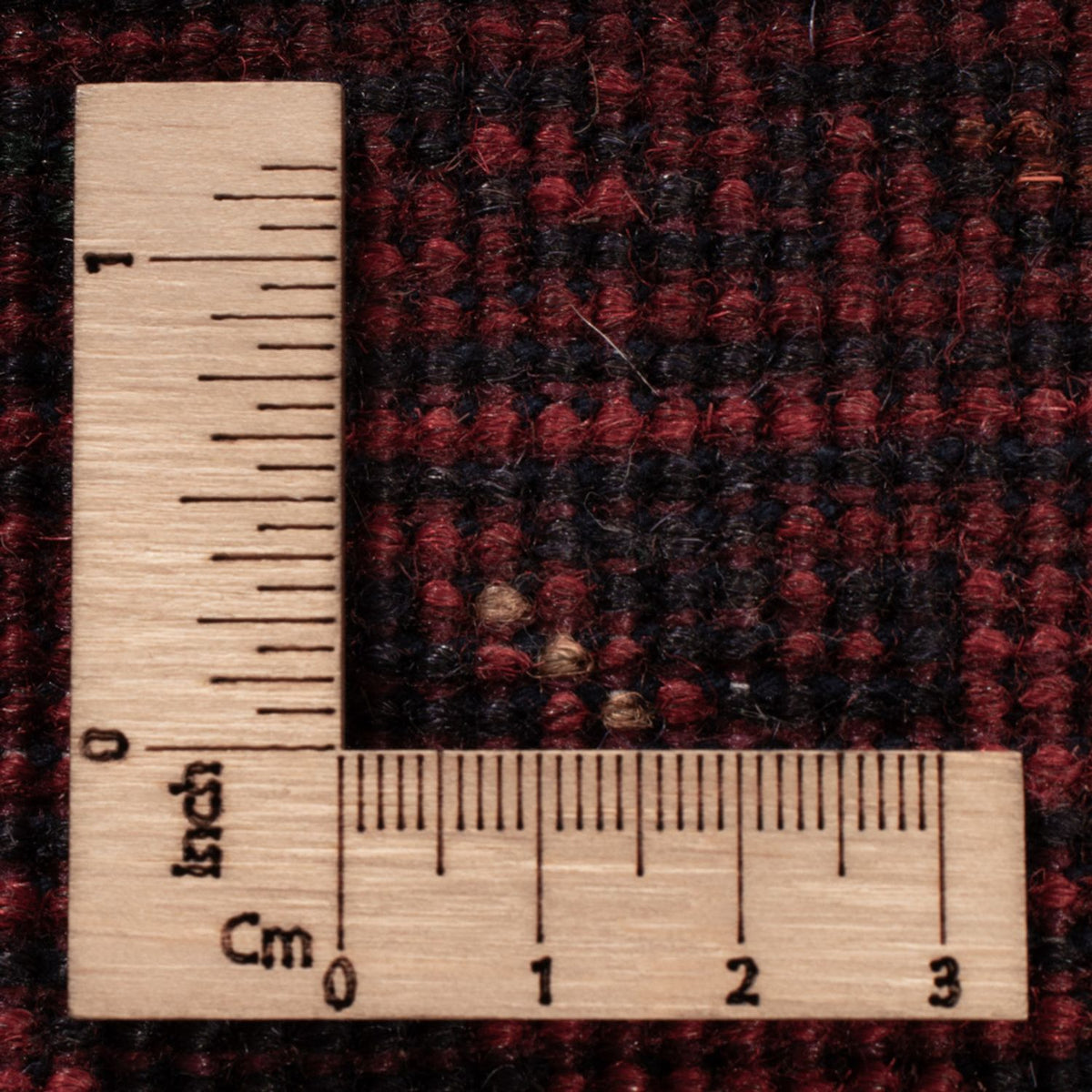 Alfombra afgana - Kunduz - 195 x 123 cm - rojo oscuro