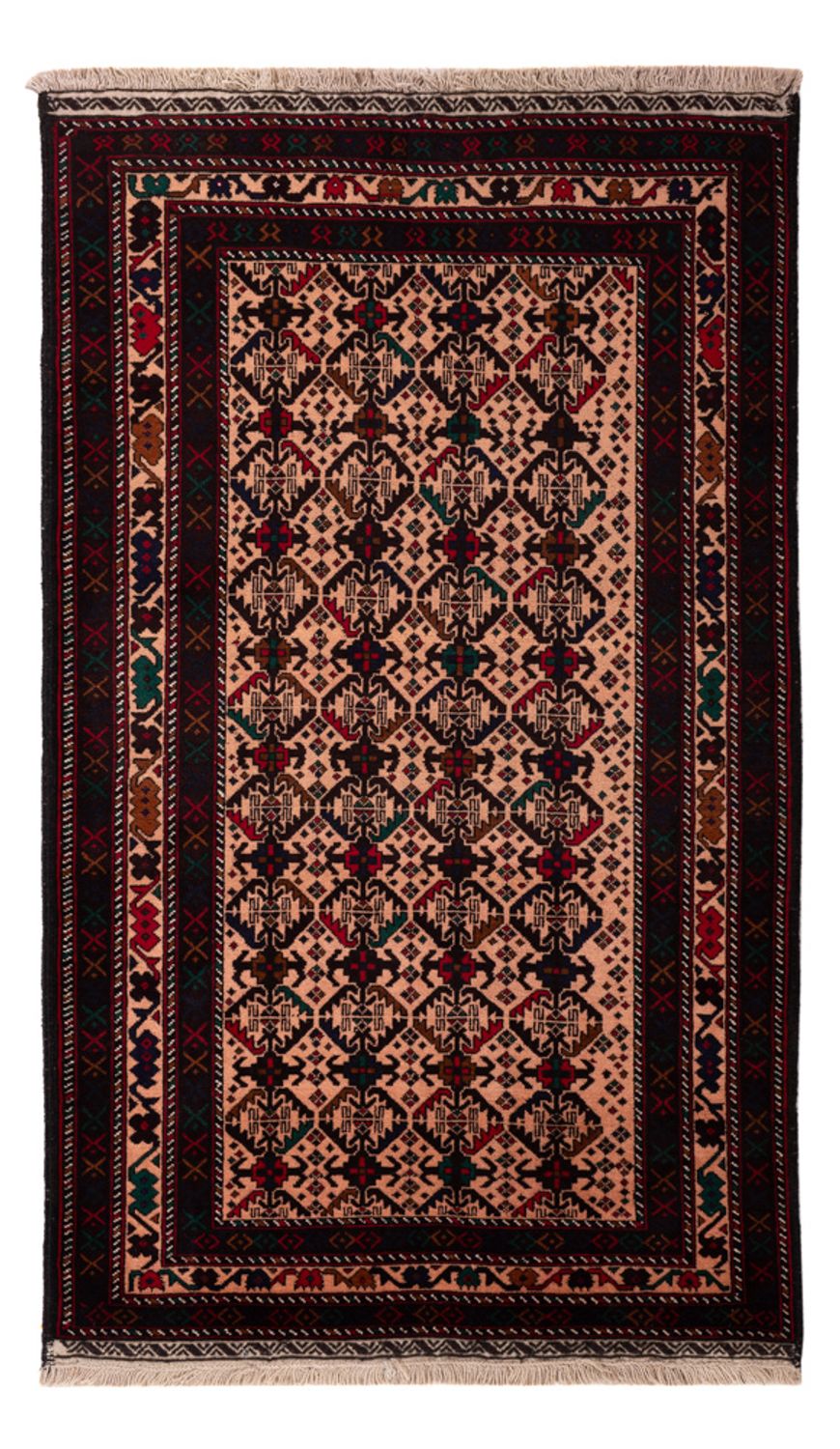 Alfombra de pasillo Alfombra Belutsch - 193 x 112 cm - rojo claro