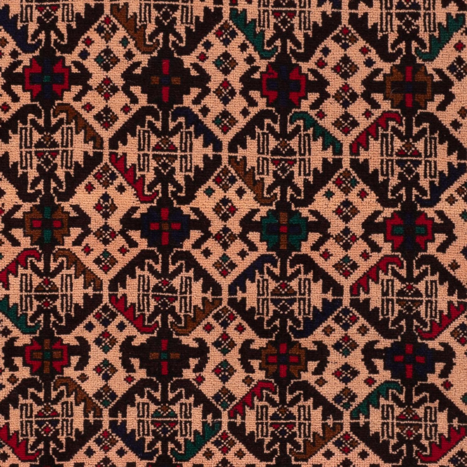 Alfombra de pasillo Alfombra Belutsch - 193 x 112 cm - rojo claro