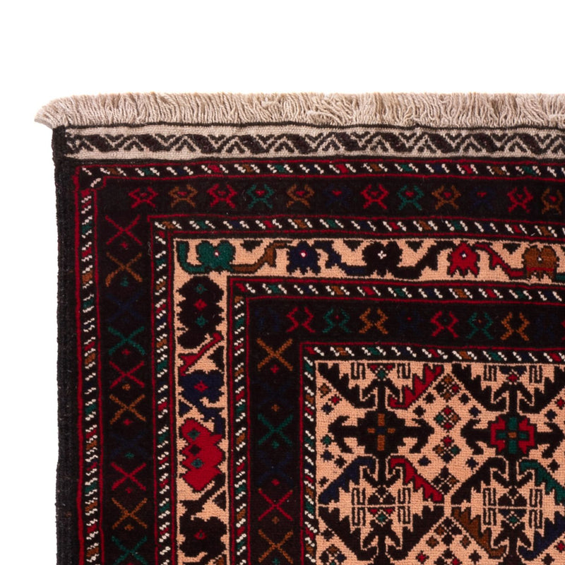 Alfombra de pasillo Alfombra Belutsch - 193 x 112 cm - rojo claro