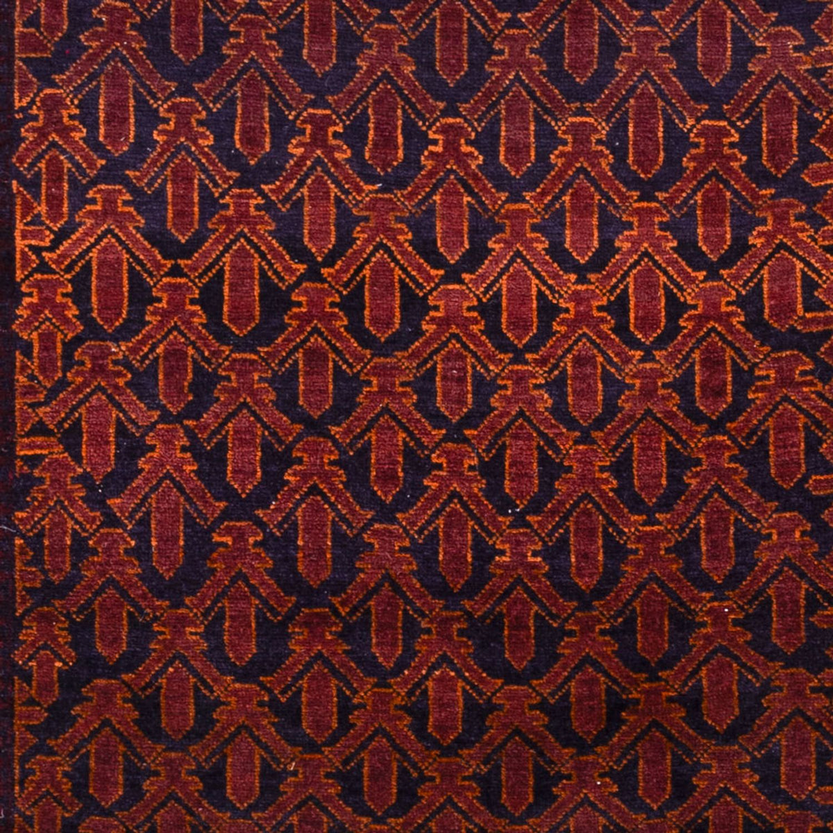 Alfombra de pasillo Alfombra Belutsch - 200 x 114 cm - rojo oscuro