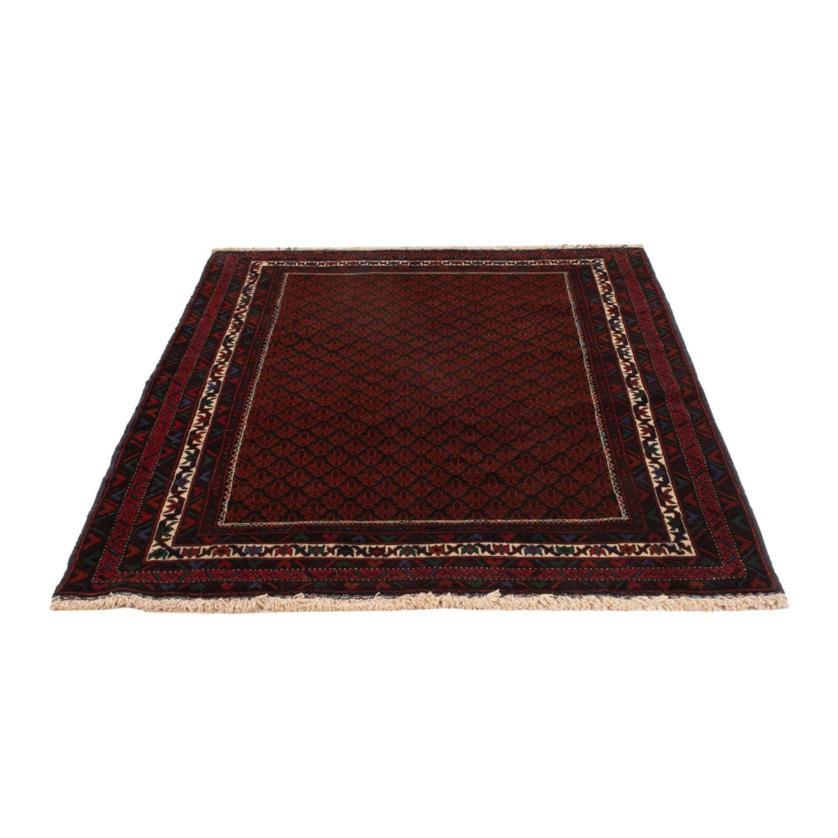 Alfombra Belutsch - 188 x 123 cm - rojo oscuro