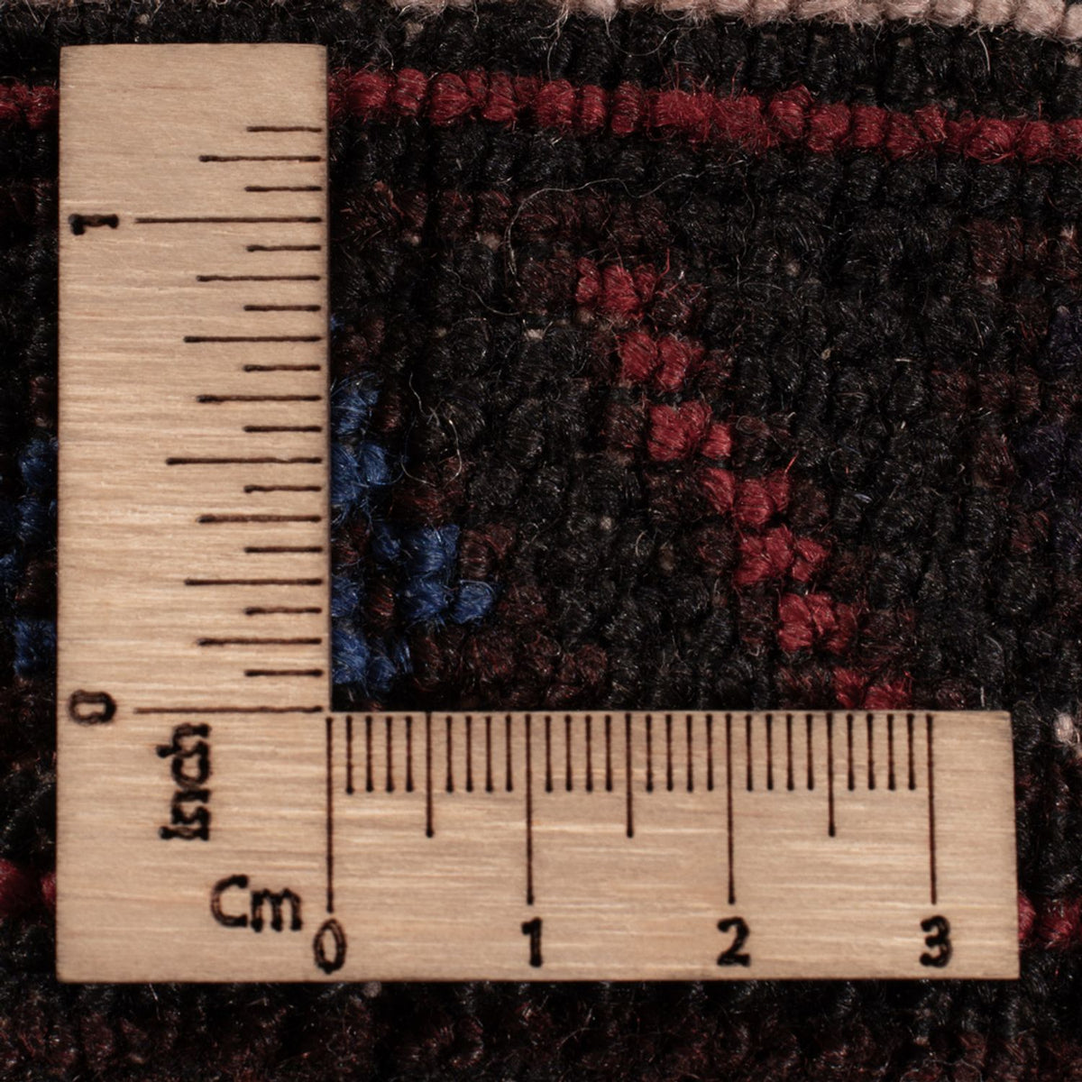 Alfombra Belutsch - 188 x 123 cm - rojo oscuro