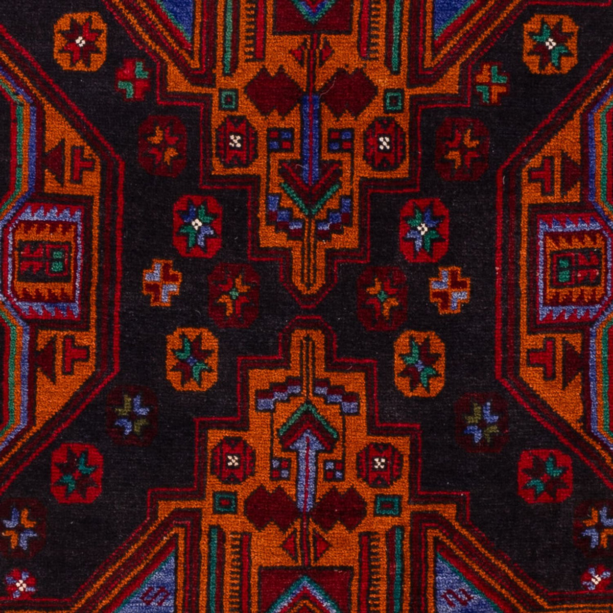 Alfombra Belutsch - 183 x 123 cm - rojo oscuro