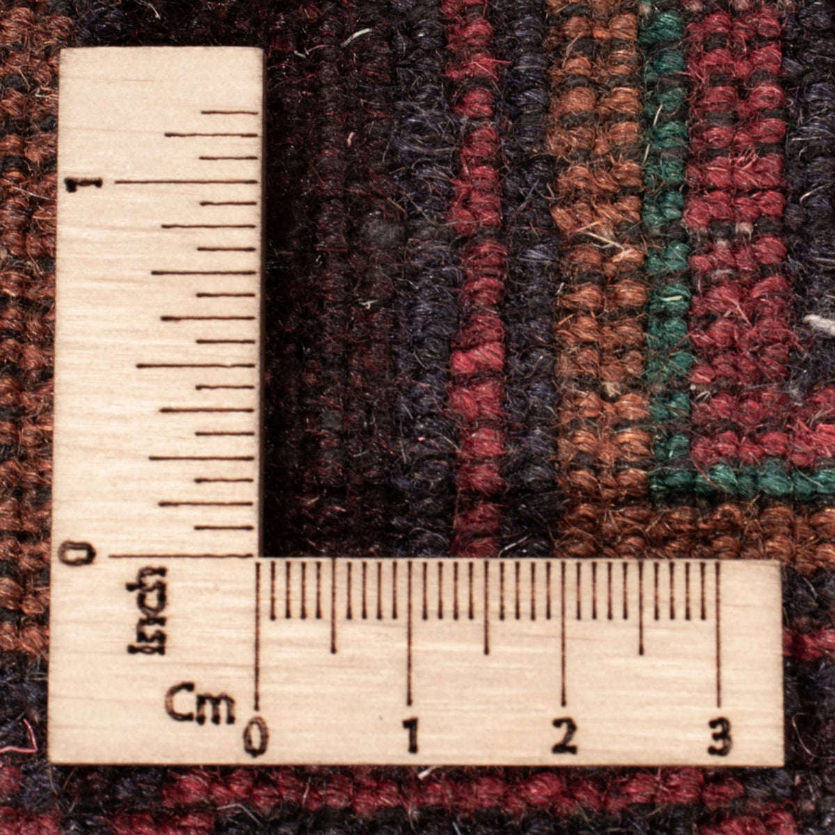 Alfombra Belutsch - 183 x 114 cm - rojo oscuro