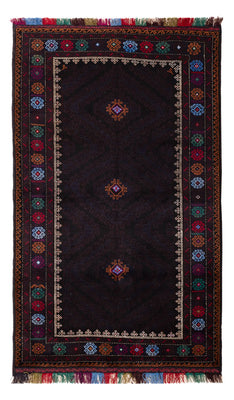 Alfombra Belutsch - 195 x 116 cm - azul oscuro