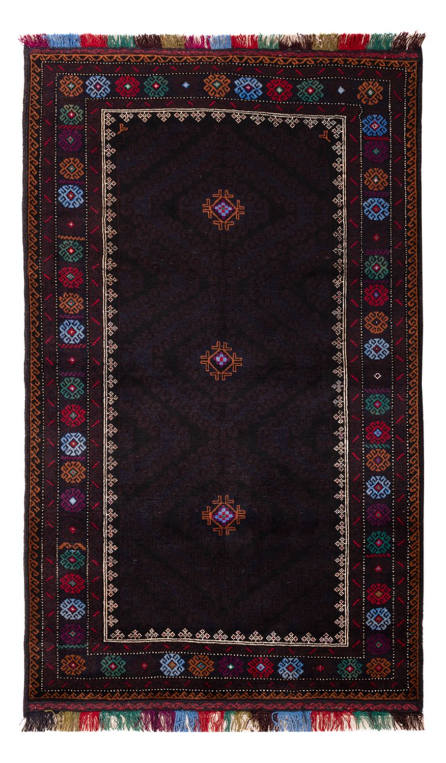 Alfombra Belutsch - 195 x 116 cm - azul oscuro