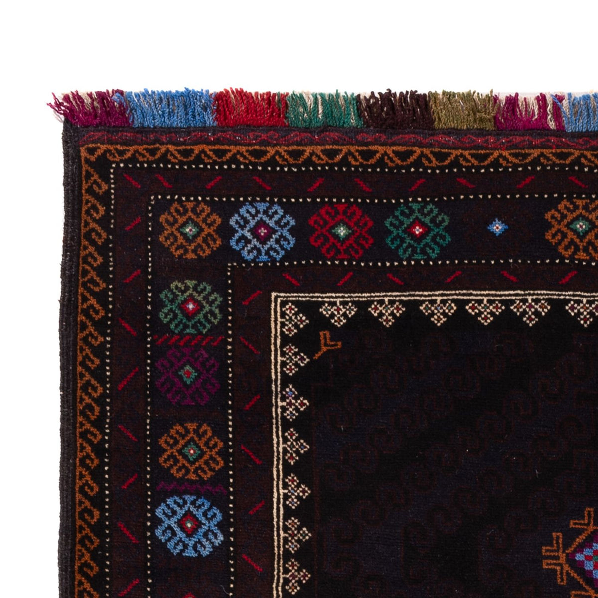 Alfombra Belutsch - 195 x 116 cm - azul oscuro