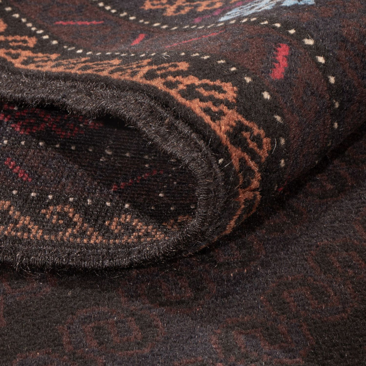 Alfombra Belutsch - 195 x 116 cm - azul oscuro