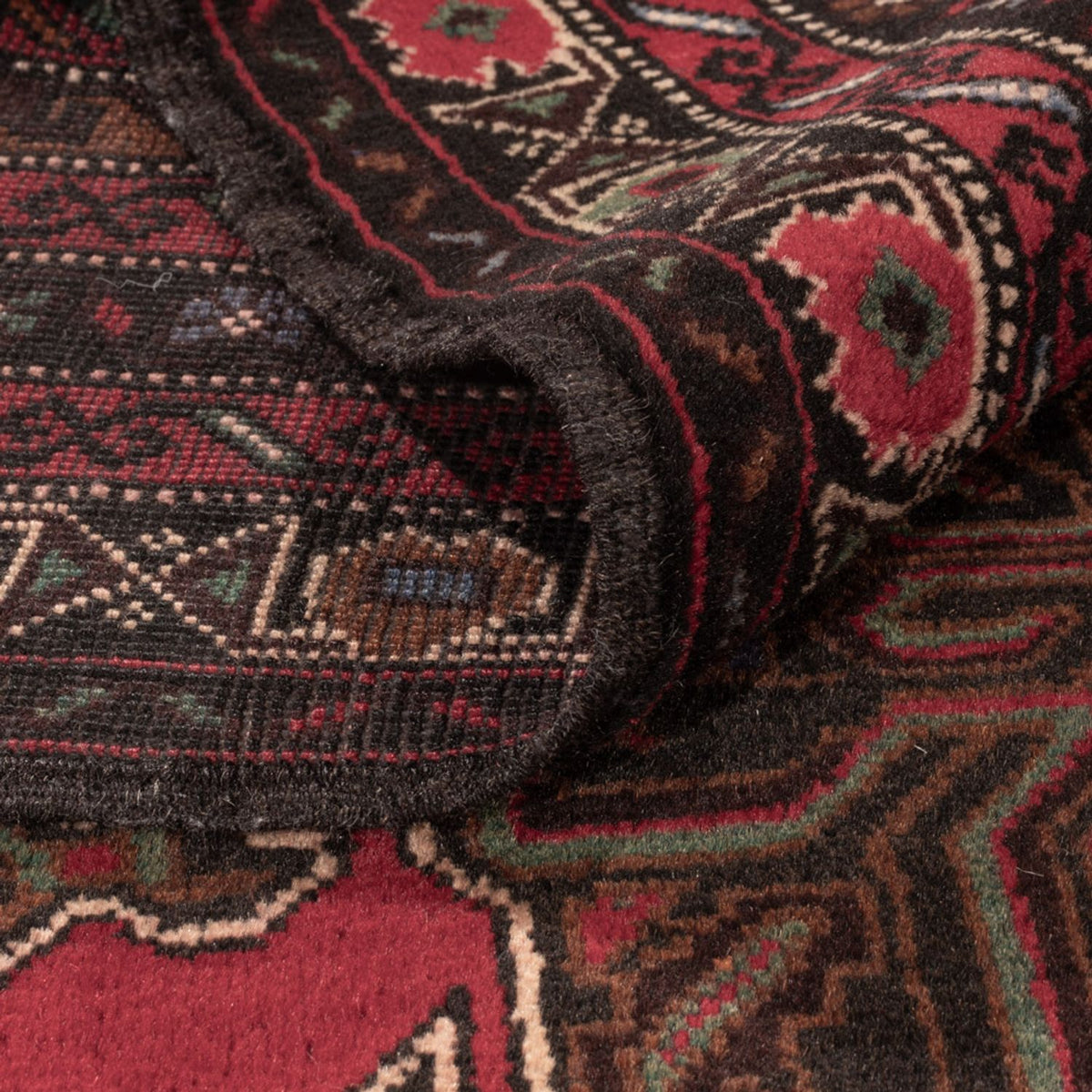 Alfombra Belutsch - 215 x 116 cm - rojo