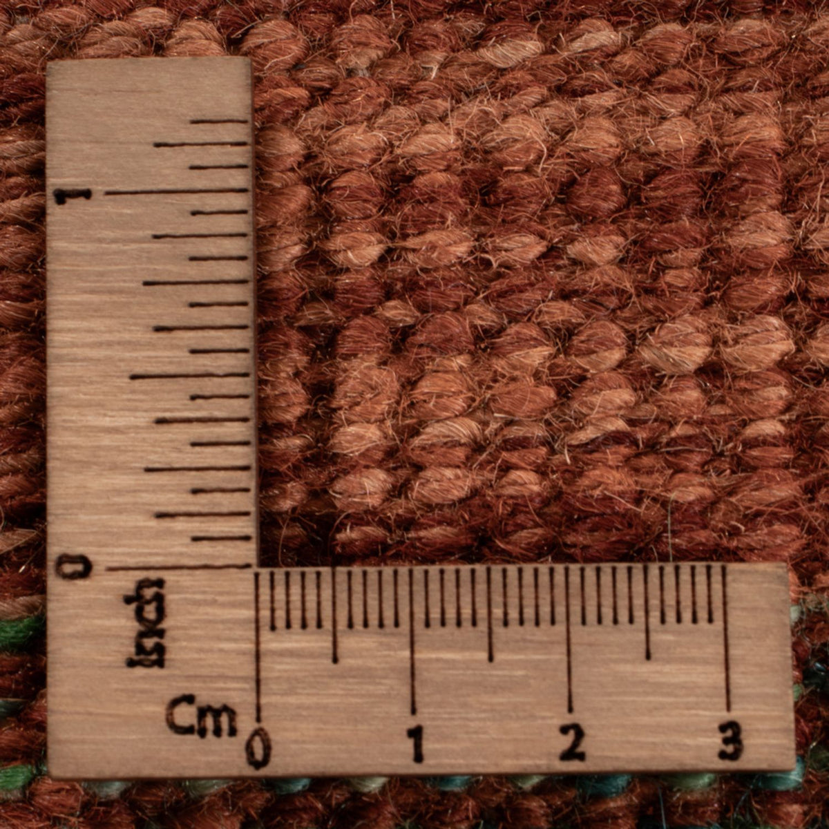 Alfombra Kelim - Splash - 290 x 207 cm - naranja