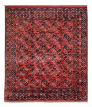 Alfombra afgana - Bukhara - 404 x 351 cm - rojo