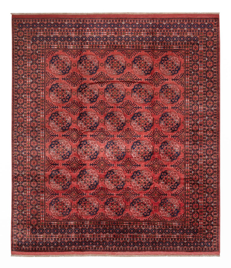 Alfombra afgana - Bukhara - 404 x 351 cm - rojo