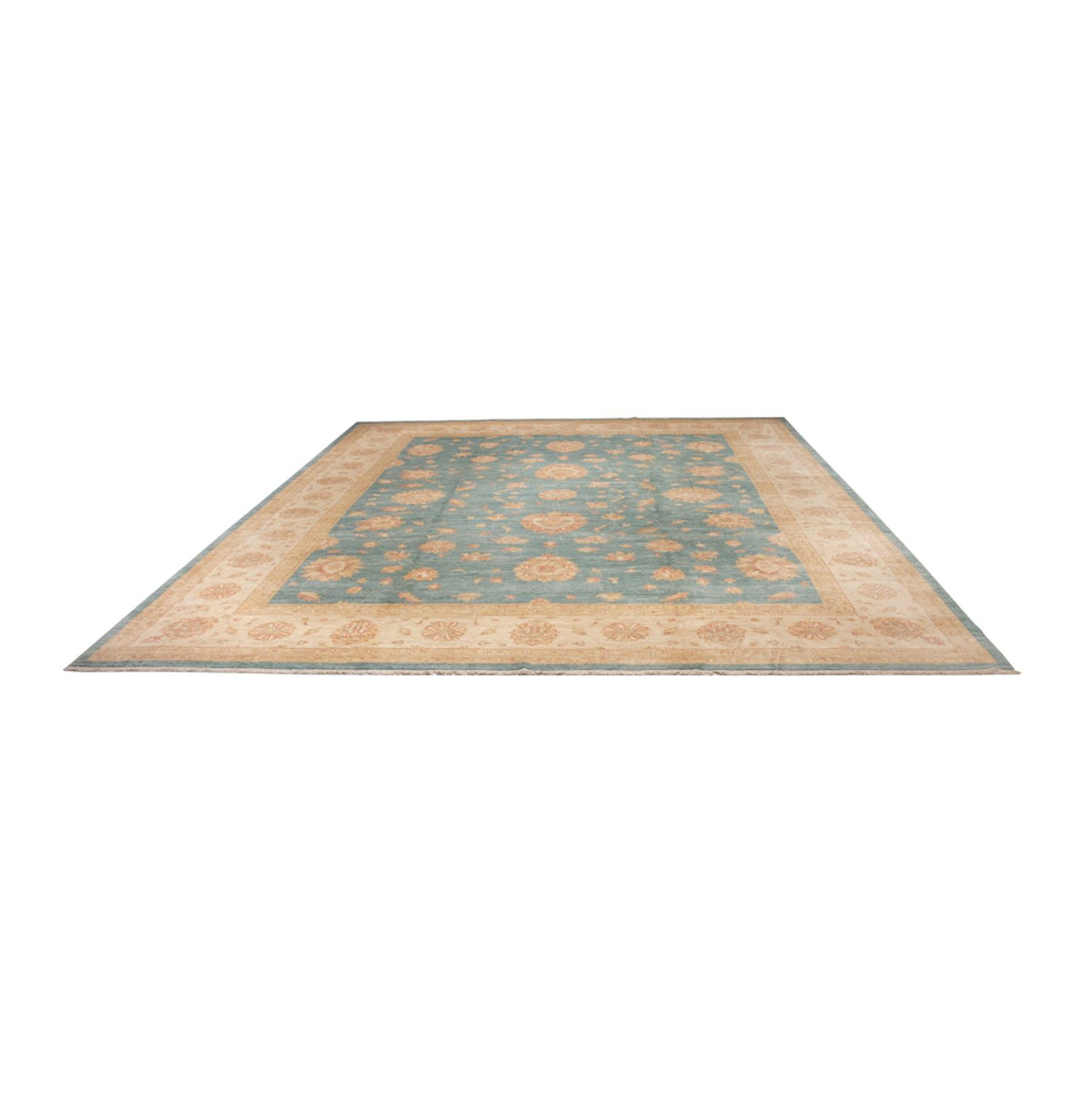 Alfombra Ziegler - 496 x 409 cm - azul claro