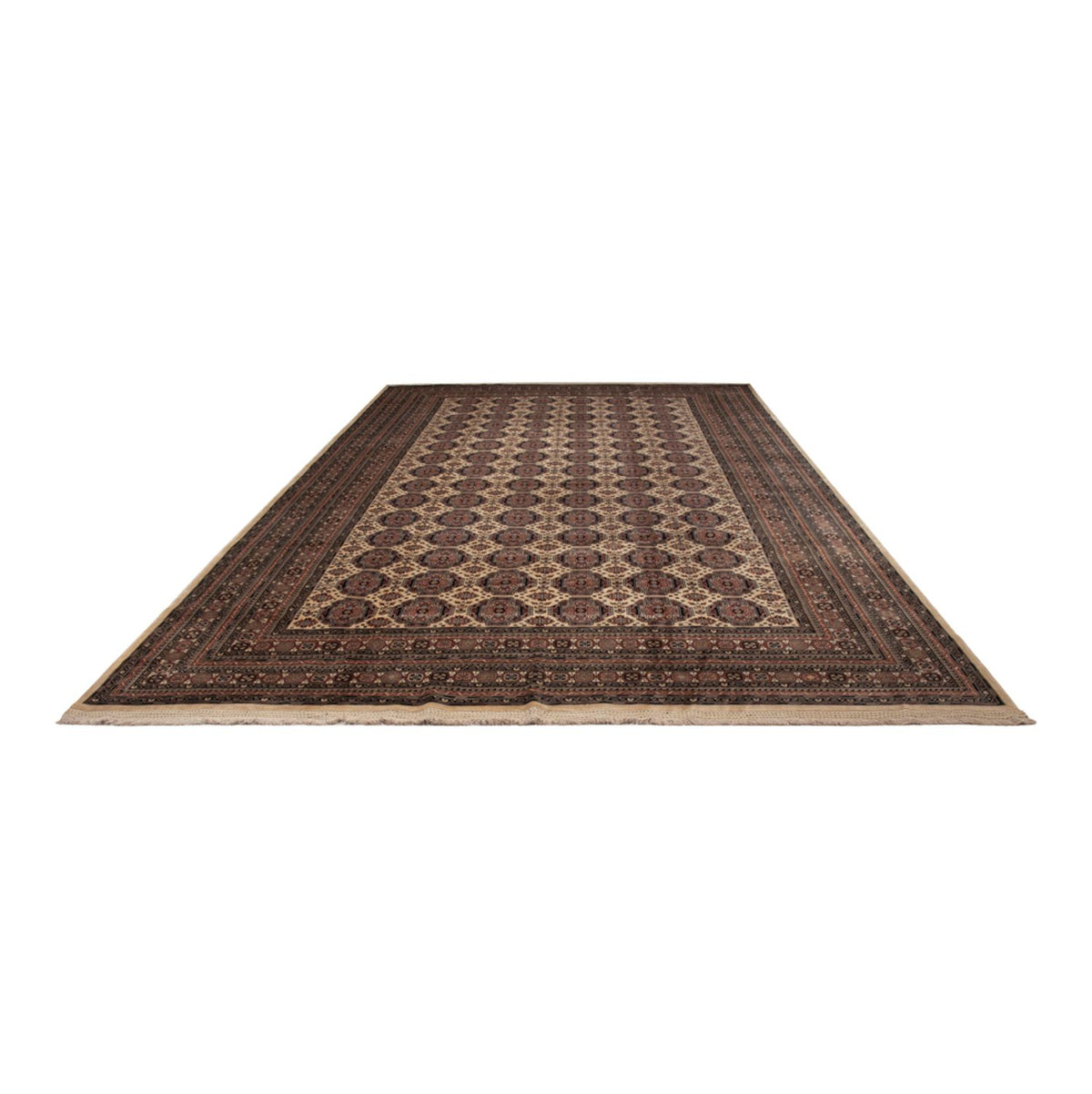 Alfombra afgana - 492 x 303 cm - beige oscuro