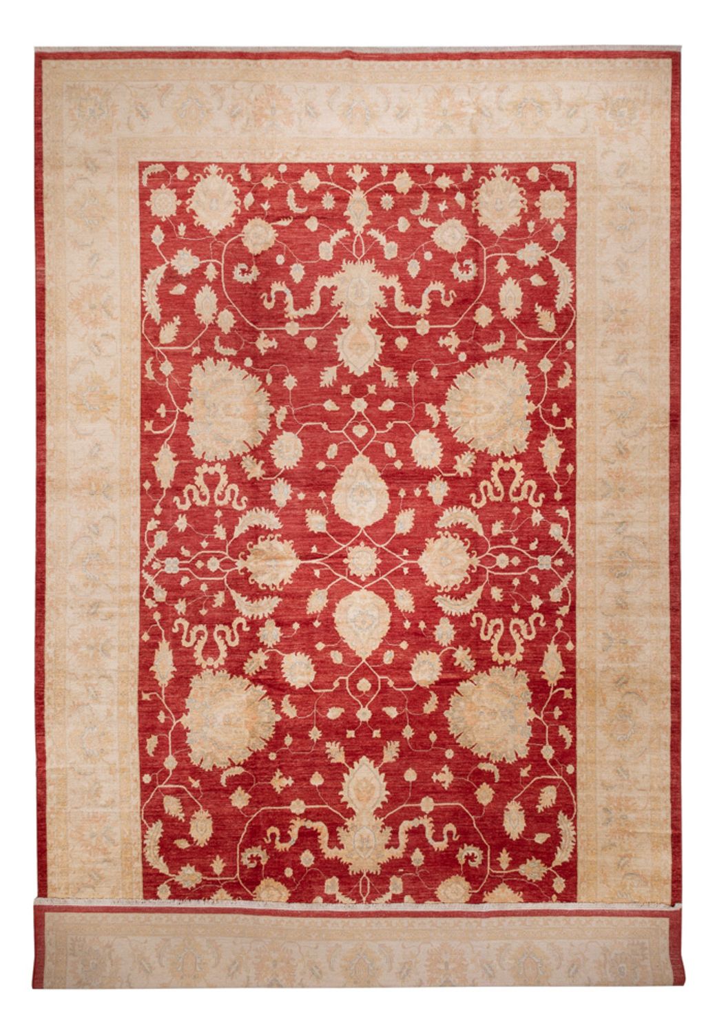 Alfombra Ziegler - 540 x 352 cm - rojo
