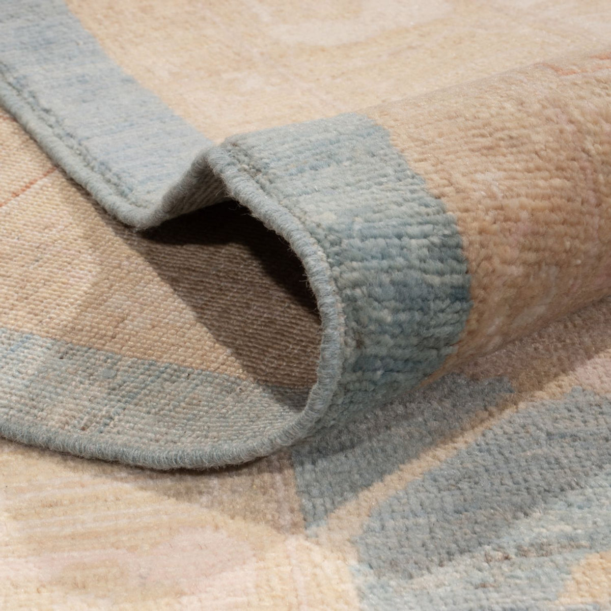 Alfombra Ziegler - 441 x 306 cm - azul claro