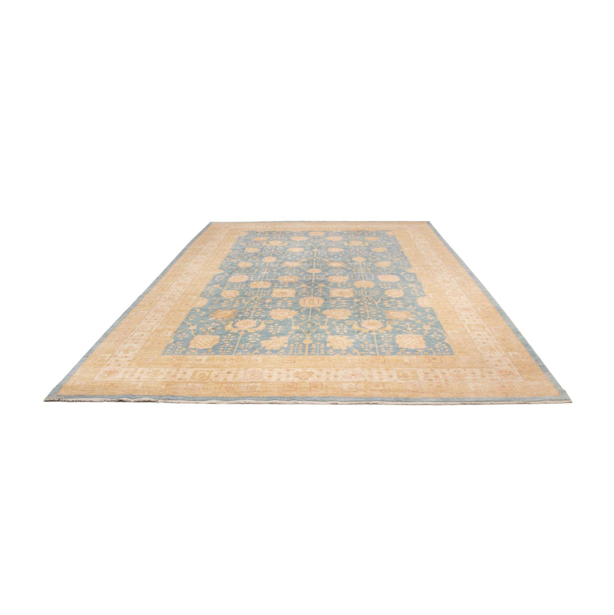 Alfombra Ziegler - 441 x 306 cm - azul claro