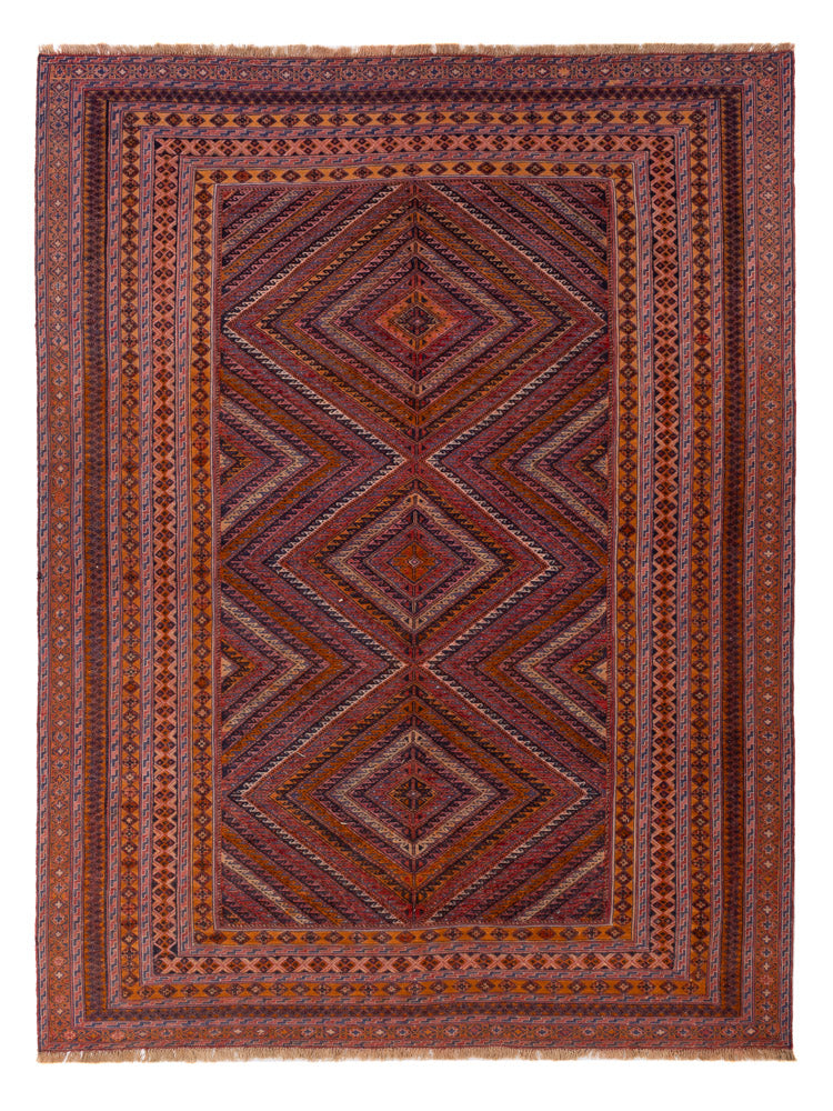Kelim Teppich - Oriental - 269 x 208 cm - rot