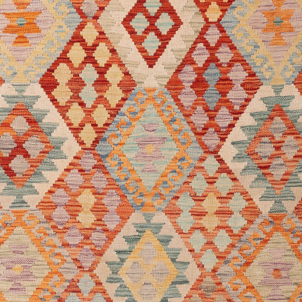 Kelim Teppich - Splash - 245 x 178 cm - bunt