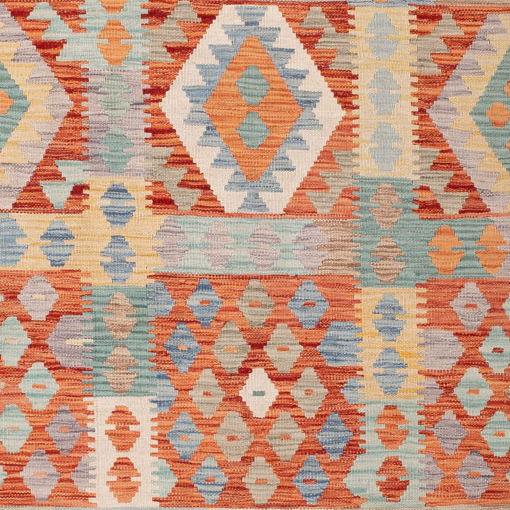 Kelim Teppich - Splash - 297 x 175 cm - bunt