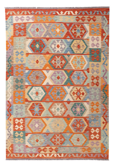 Kilim Maimana Alfombra 168x246cm - Alfombra de lana