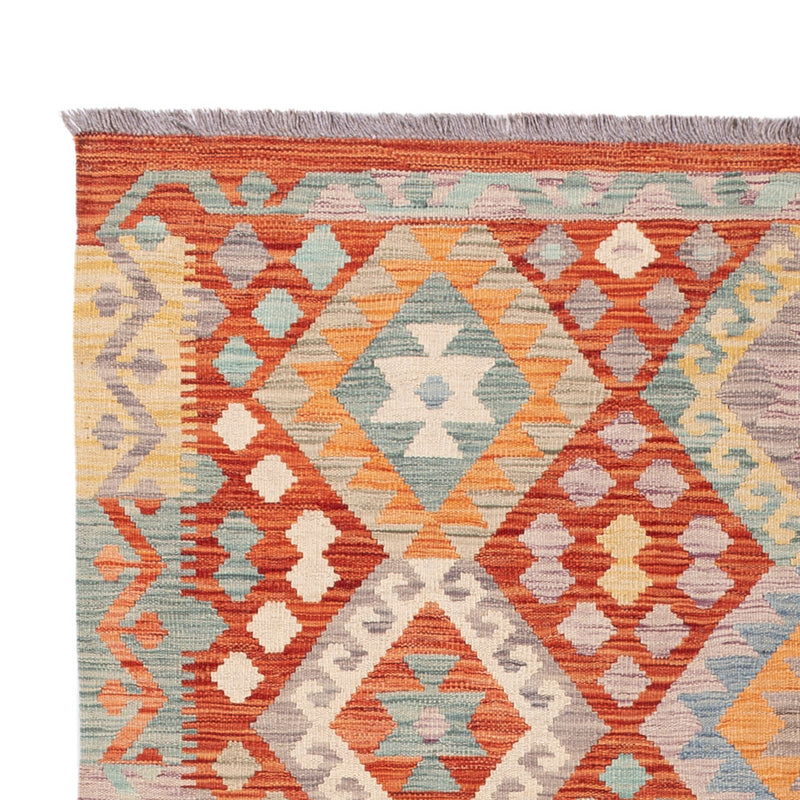 Kelim Teppich - Splash - 198 x 148 cm - bunt