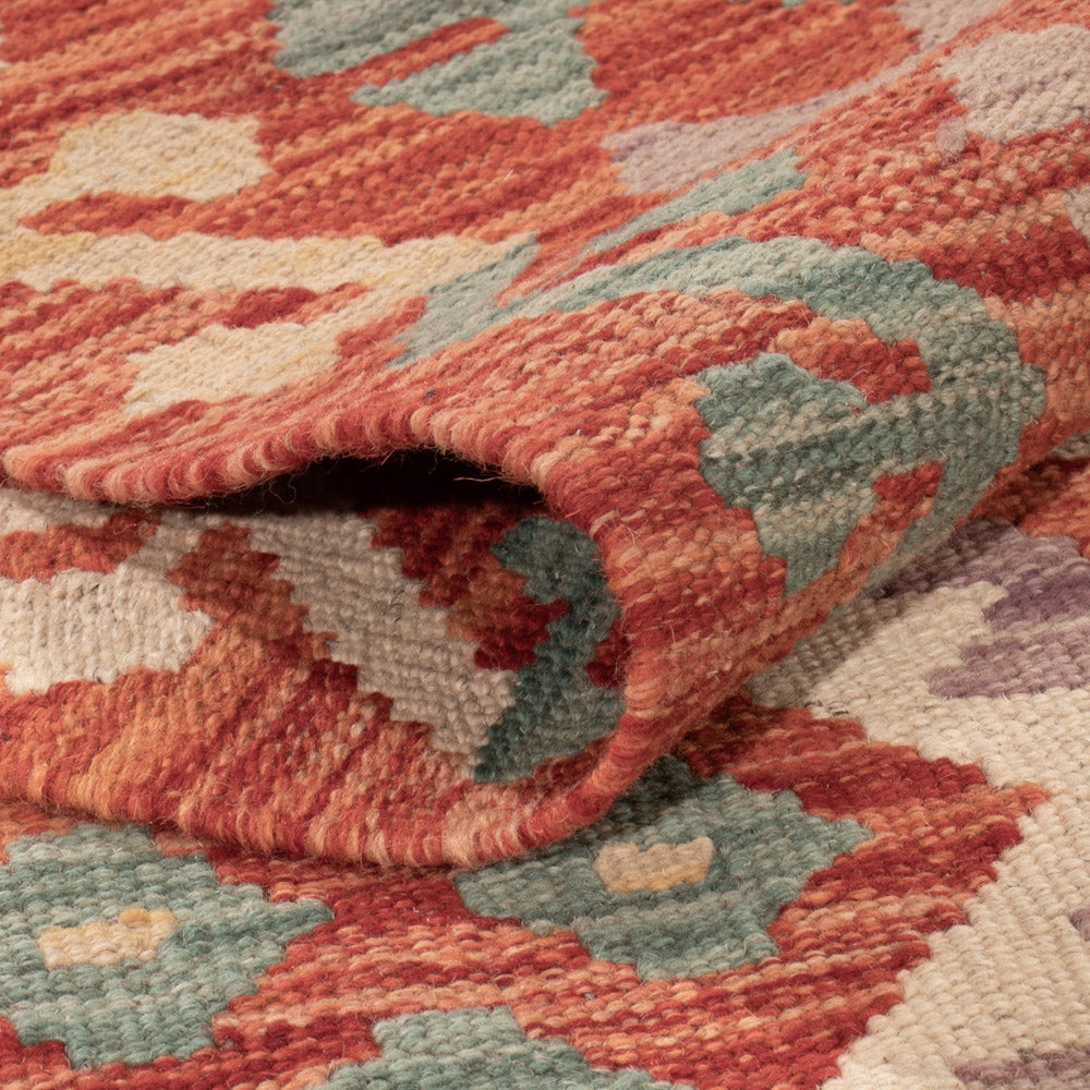 Kelim Teppich - Splash - 203 x 155 cm - bunt