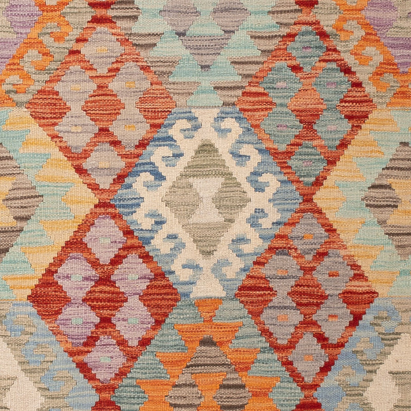 Kelim Teppich - Splash - 194 x 147 cm - bunt