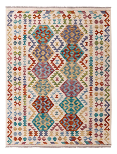 Kilim Maimana Alfombra 157x195cm - Alfombra de lana