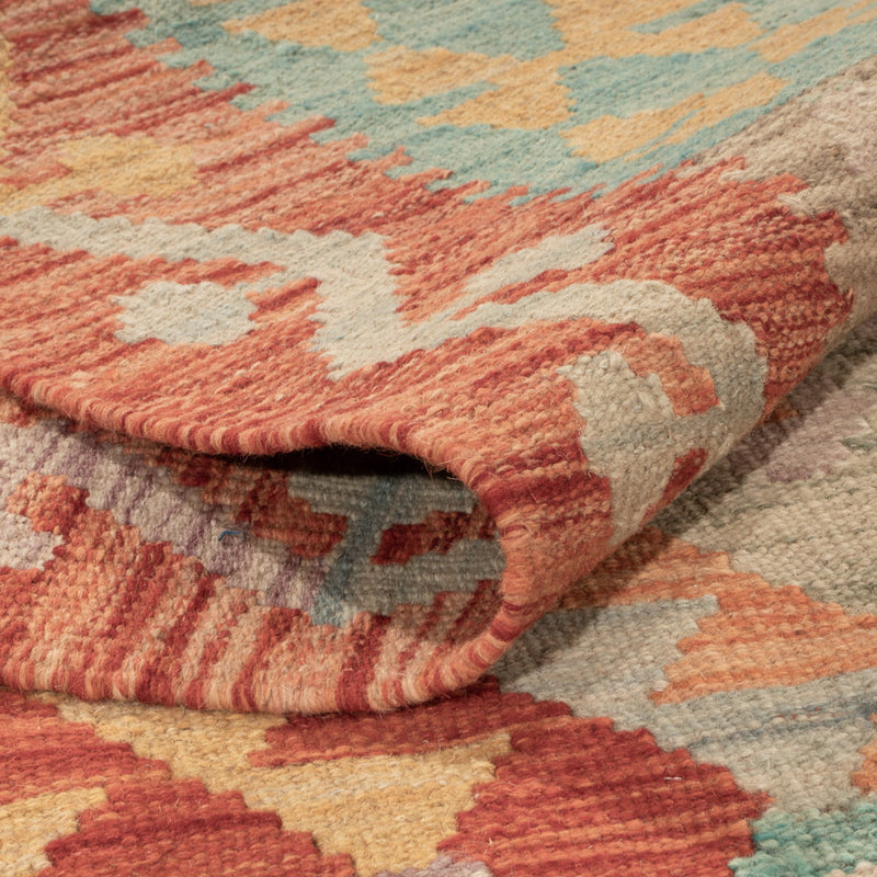 Kelim Teppich - Splash - 198 x 151 cm - bunt