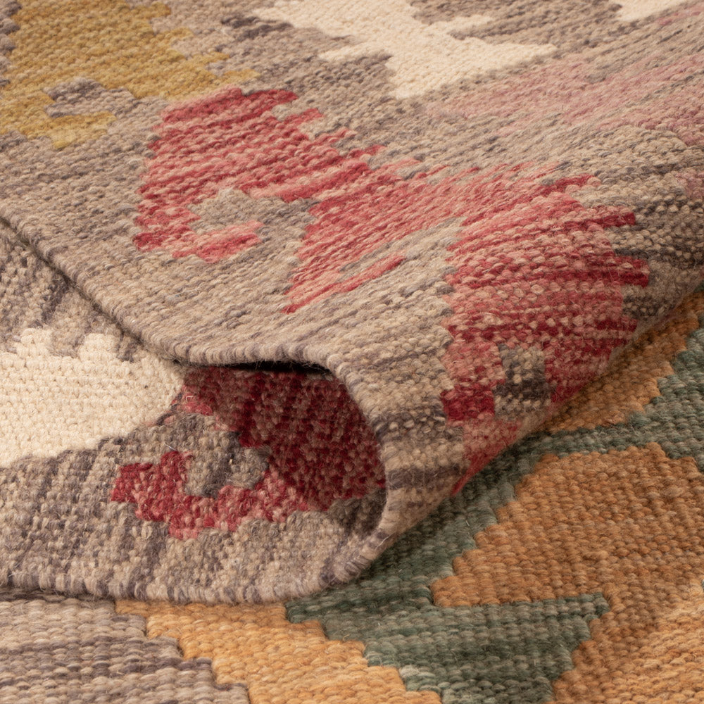 Kelim Teppich - Splash - 243 x 168 cm - bunt