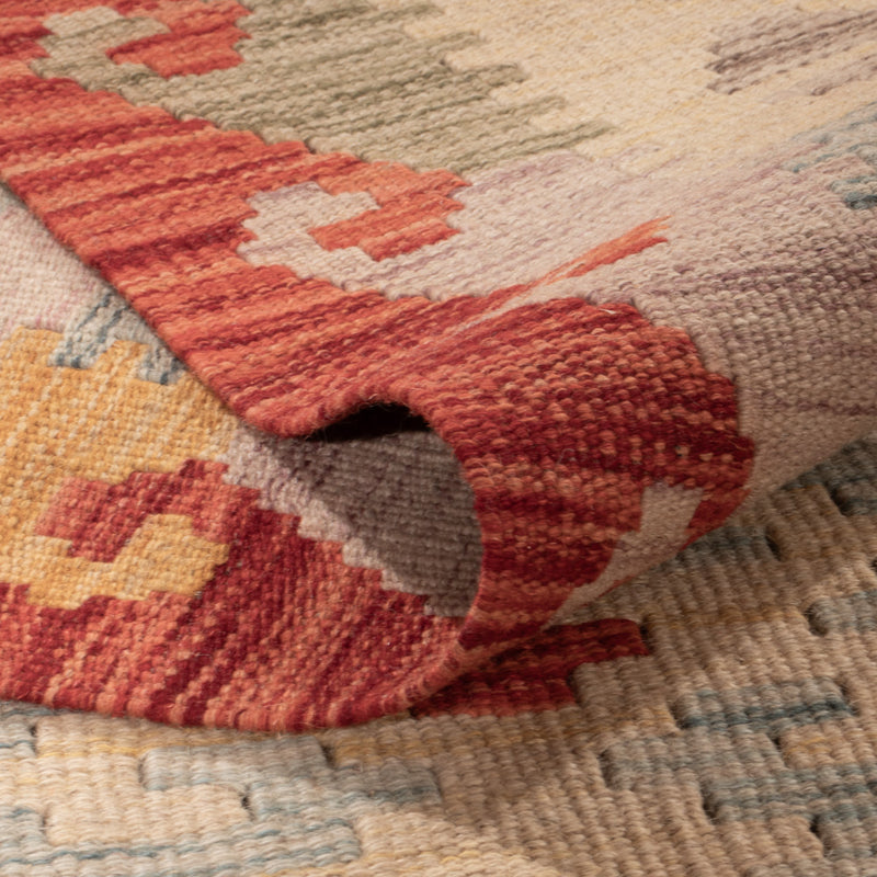 Kelim Teppich - Splash - 253 x 170 cm - bunt