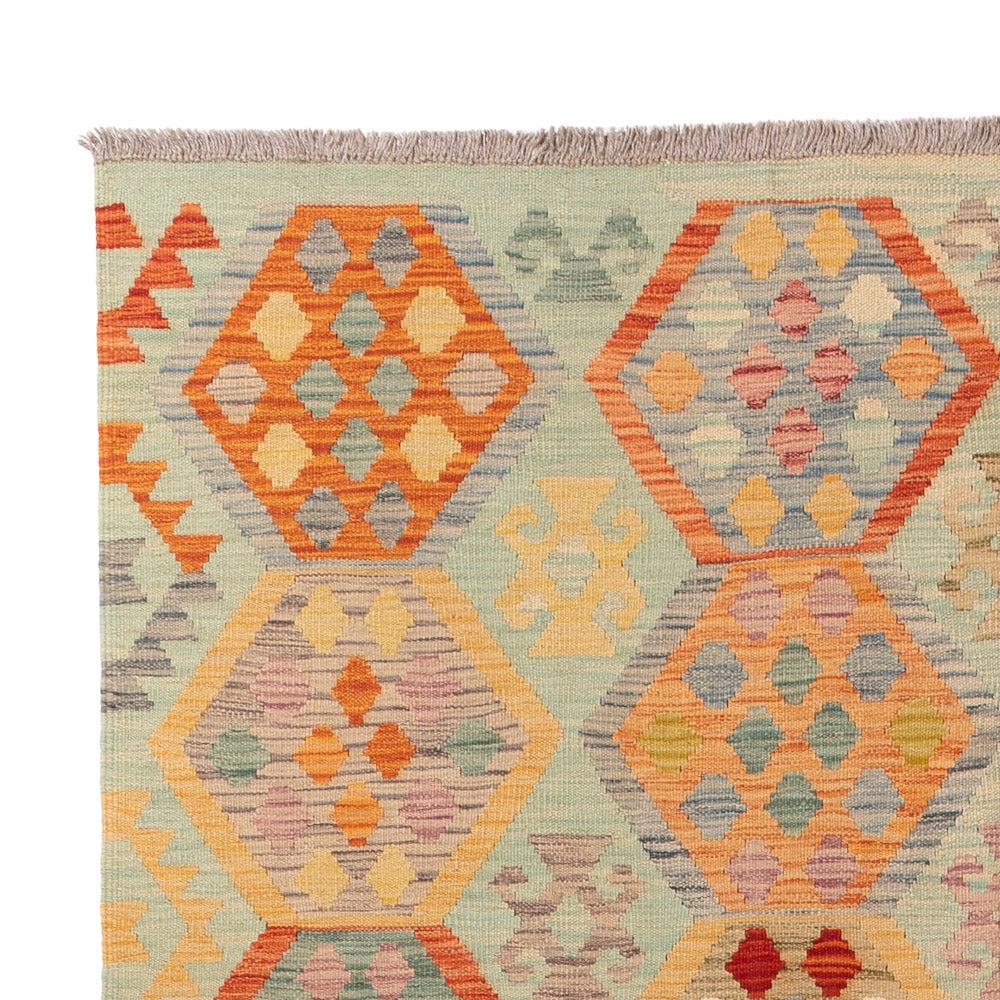 Kelim Teppich - Splash - 248 x 170 cm - bunt
