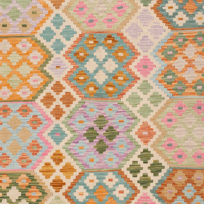 Kelim Teppich - Splash - 245 x 184 cm - bunt