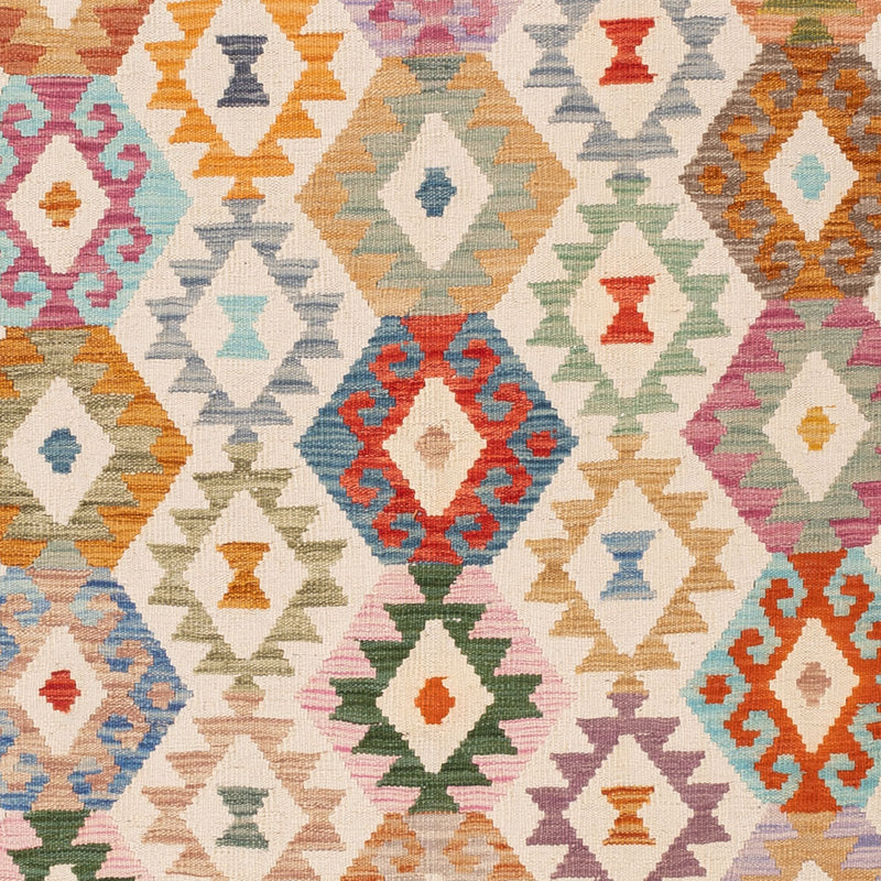 Kelim Teppich - Splash - 241 x 178 cm - bunt