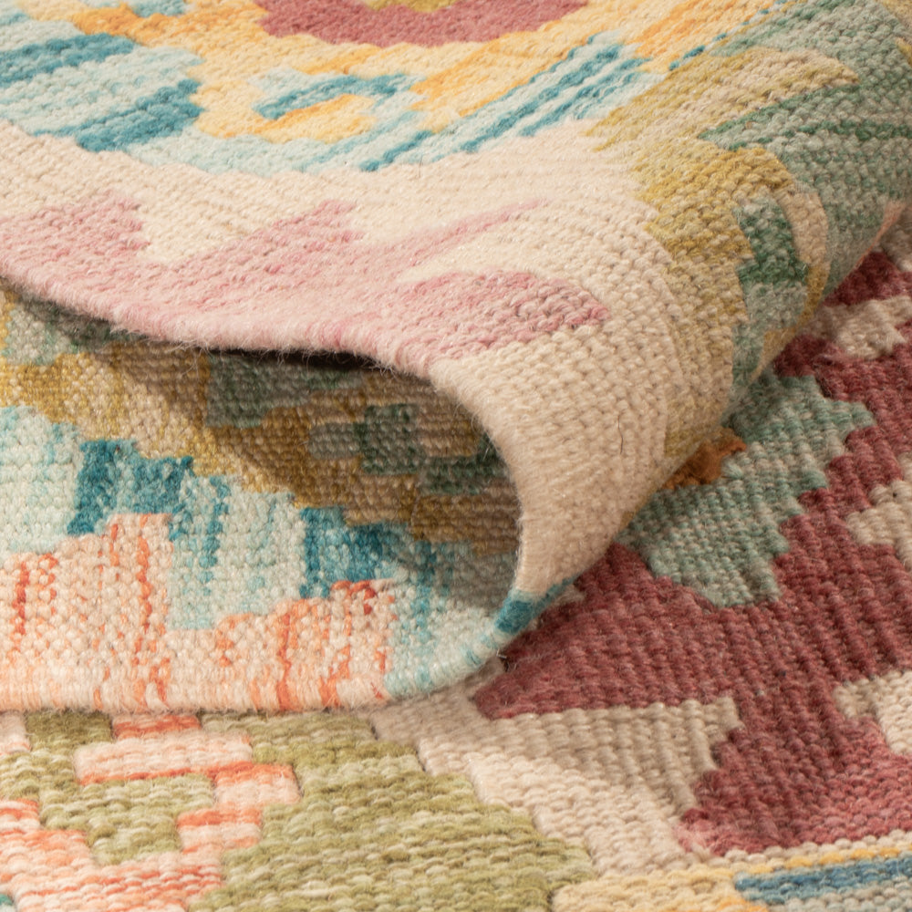 Kelim Teppich - Splash - 245 x 171 cm - bunt