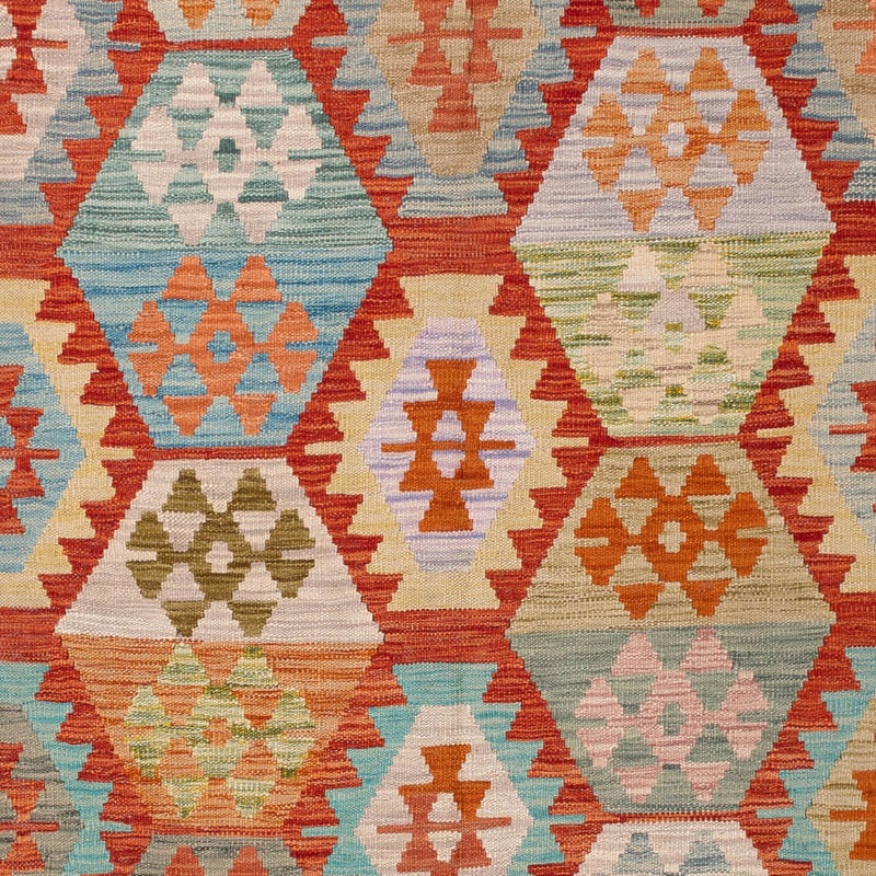 Kelim Teppich - Splash - 242 x 180 cm - bunt