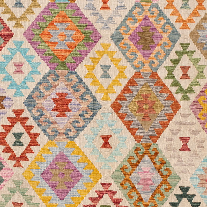 Kelim Teppich - Splash - 243 x 170 cm - bunt