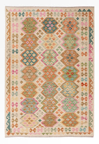 Kelim Teppich - Splash - 244 x 170 cm - bunt