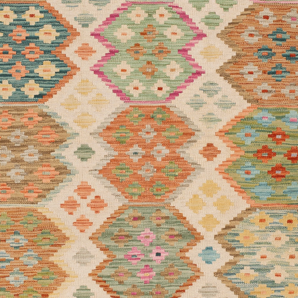 Kelim Teppich - Splash - 244 x 170 cm - bunt