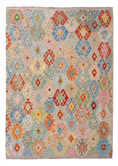 Kilim Maimana Alfombra 185x252cm - Alfombra de lana