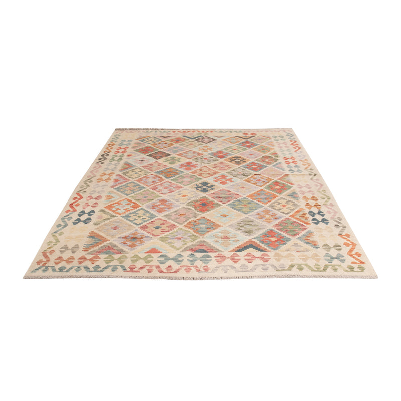 Kelim Teppich - Splash - 248 x 180 cm - bunt