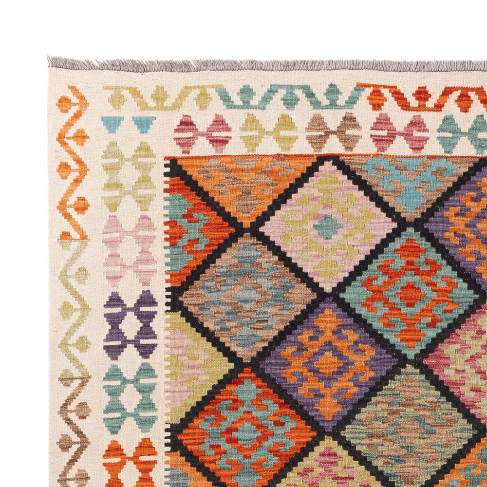 Kilim Maimana Alfombra 252x187cm - Alfombra de lana