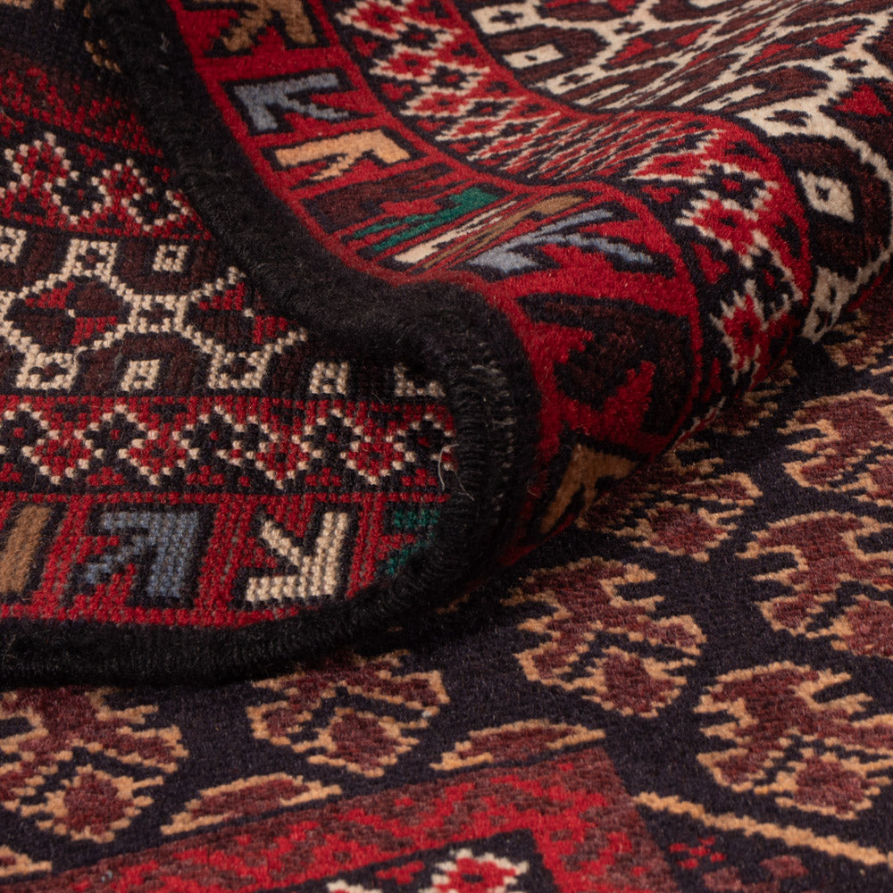 Belutsch Teppich - 140 x 90 cm - mehrfarbig