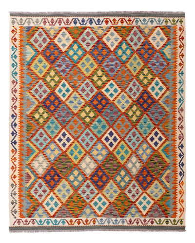 Kilim Maimana Alfombra 158x197cm - Alfombra de lana